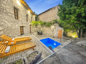 Villa Historic Pocitelj with pool and incredible views on the river and landmarks